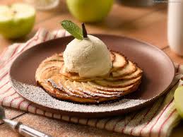 Tarte au Pomme & Glace Vanille
